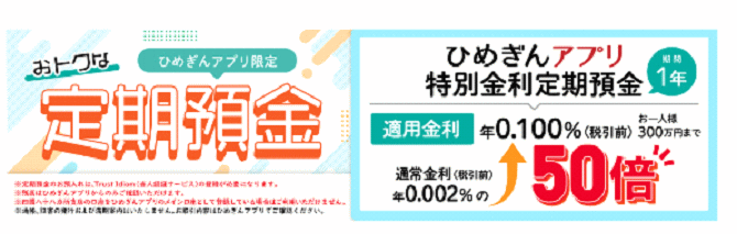 特別金利定期預金