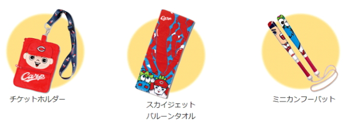 カープを応援しよう定期預金キャンペーンの景品