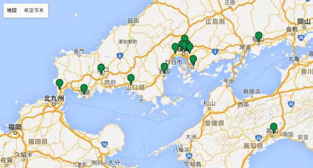 信用組合広島商銀の店舗